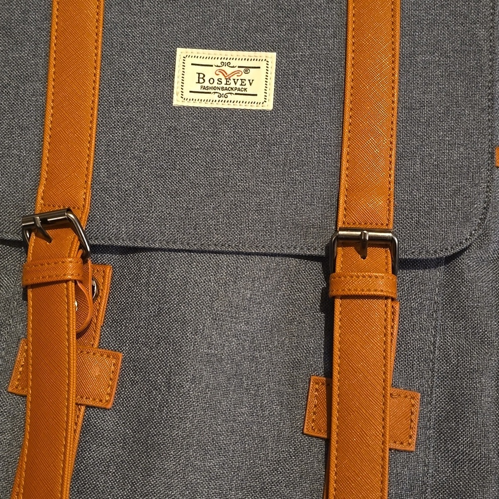 Vintage Style Unisex Canvas Fashion Backpack,Size 30 × 30 × 30 cm,Retail $41.95 - Picture 13 of 16